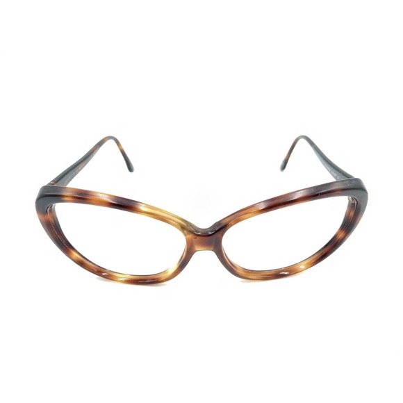 Jean Louis Scherrer Vintage Jakky'O Tortoise Brown Cat Eye Sunglasses Frames 130 - Picture 2 of 12